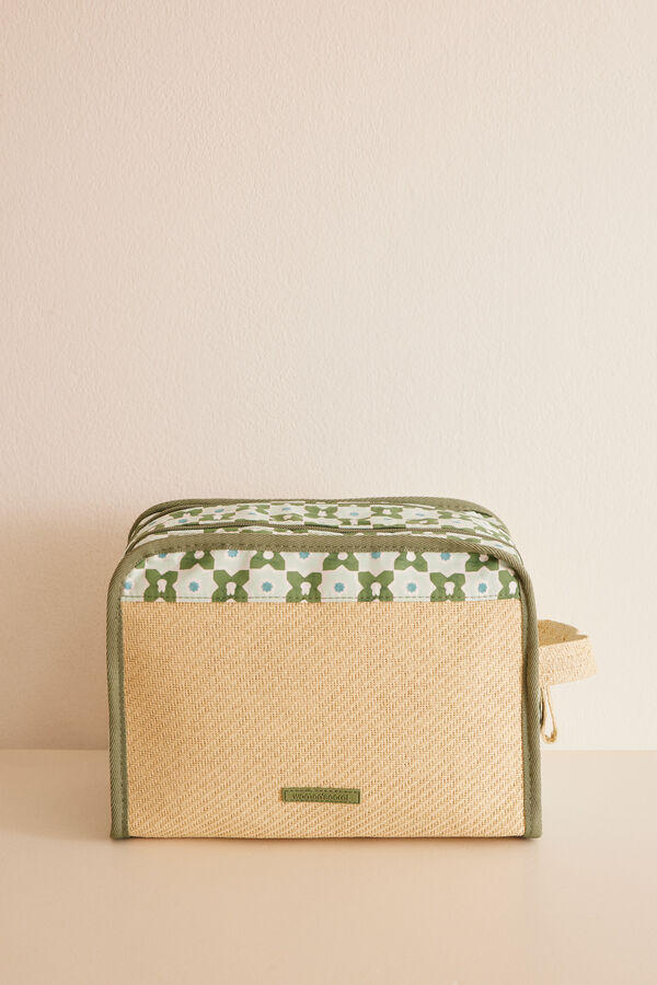 Women'secret Neceser estampados flores Miffy. kaki