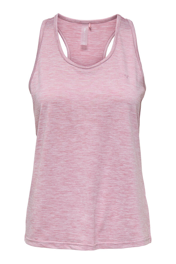 Only Play Camiseta t&eacute;cnica de tirantes espalda nadadora morado/lila