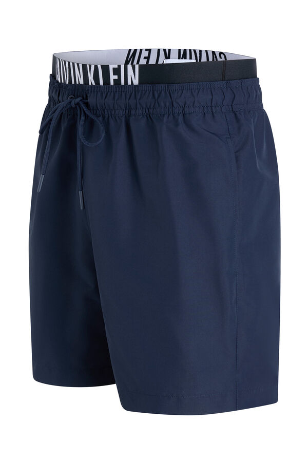 Calvin Klein Ba&ntilde;ador con cord&oacute;n azul