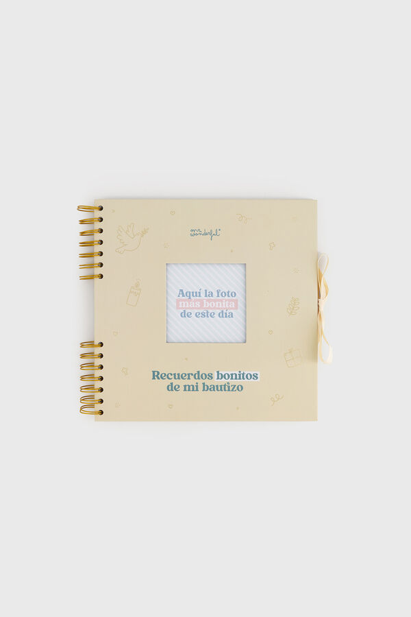 Mr. Wonderful &Aacute;lbum de fotos Recuerdos bonitos de mi bautizo estampado