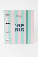 Mr. Wonderful Argolas com argolas e fólios estampado