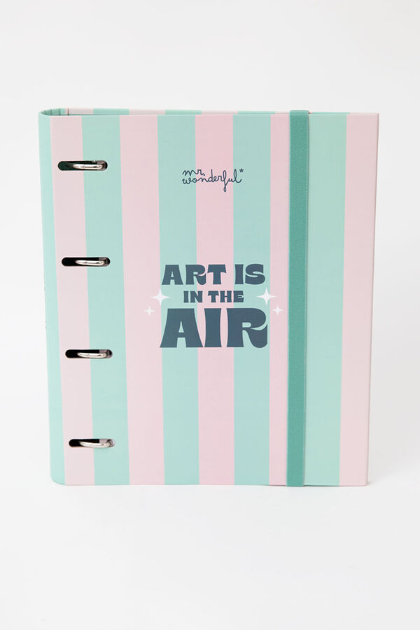 Mr. Wonderful Argolas com argolas e fólios estampado