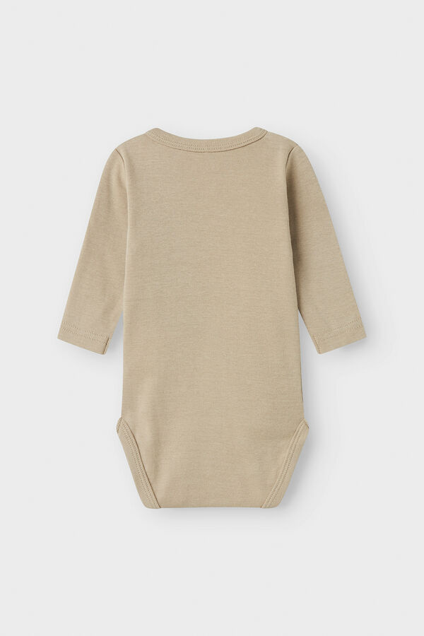 Name it Pack 2 bodies beb&eacute; neutro gris