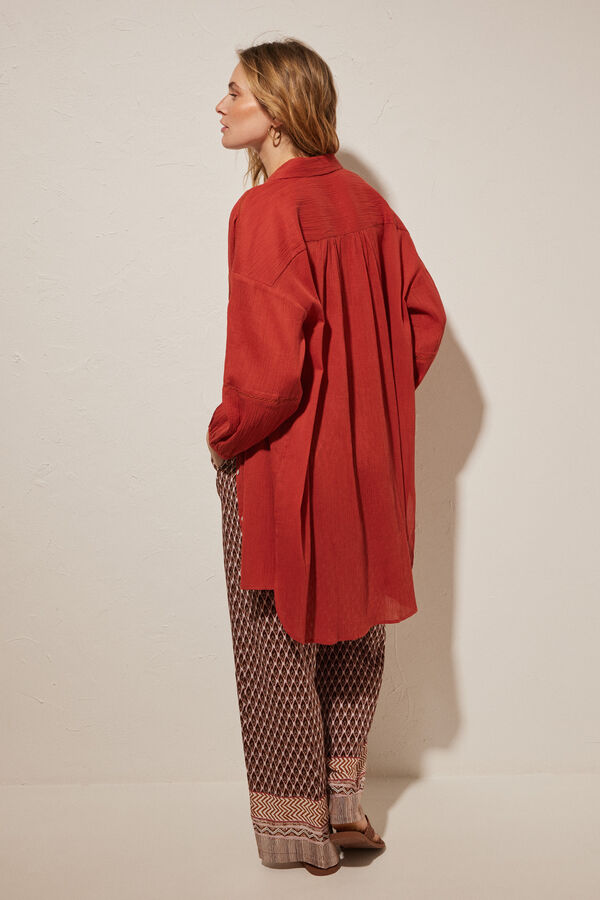 Women'secret Camisola corta 100% algod&oacute;n rojo rojo