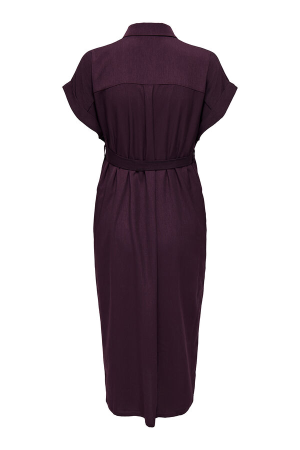 Only Maternity Vestido midi camiseiro maternity rosa