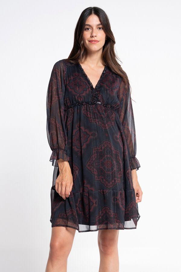 Ohma! Vestido premamá estampado boho estampado