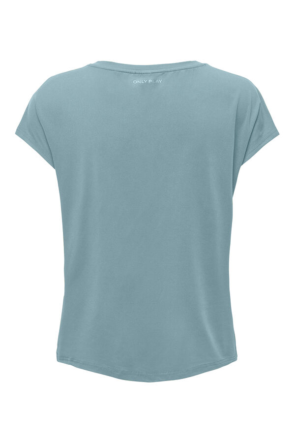 Only Play Camiseta manga corta deportiva gris