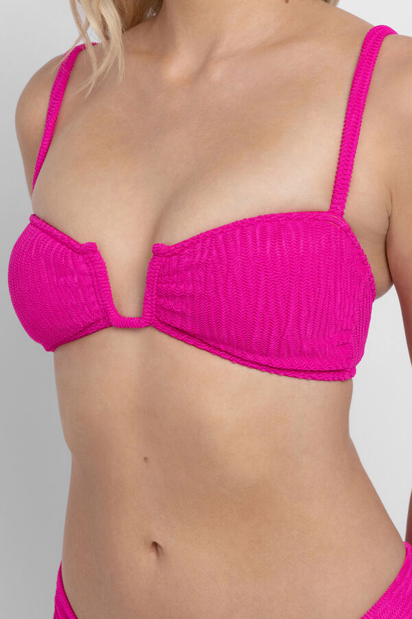 Dorina Top bandeau com enchimento leve Eden rosa