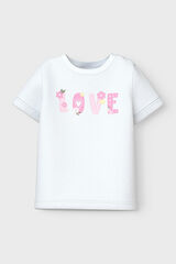 Name it Camiseta beb&eacute; con print blanco