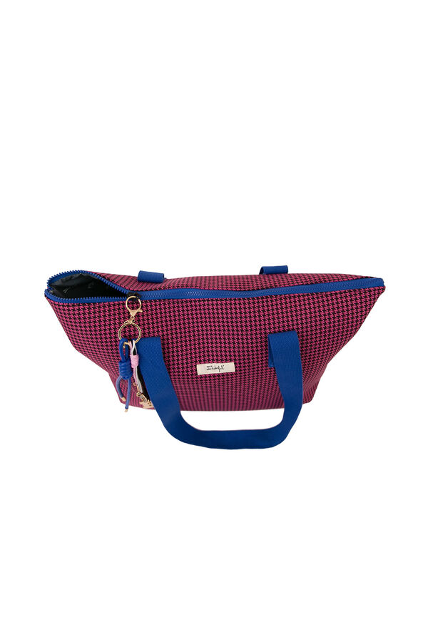 Mr. Wonderful Mala tote - Pied-De-Poule branco