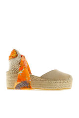 Vidorreta Alpargata cu&ntilde;a yute beige nude