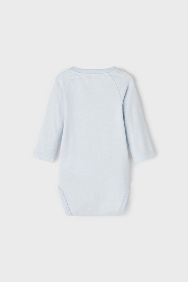 Womensecret Camiseta bebé niño manga larga azul