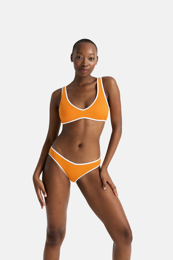 Dorina Top de bikini con relleno fino Sydney naranja