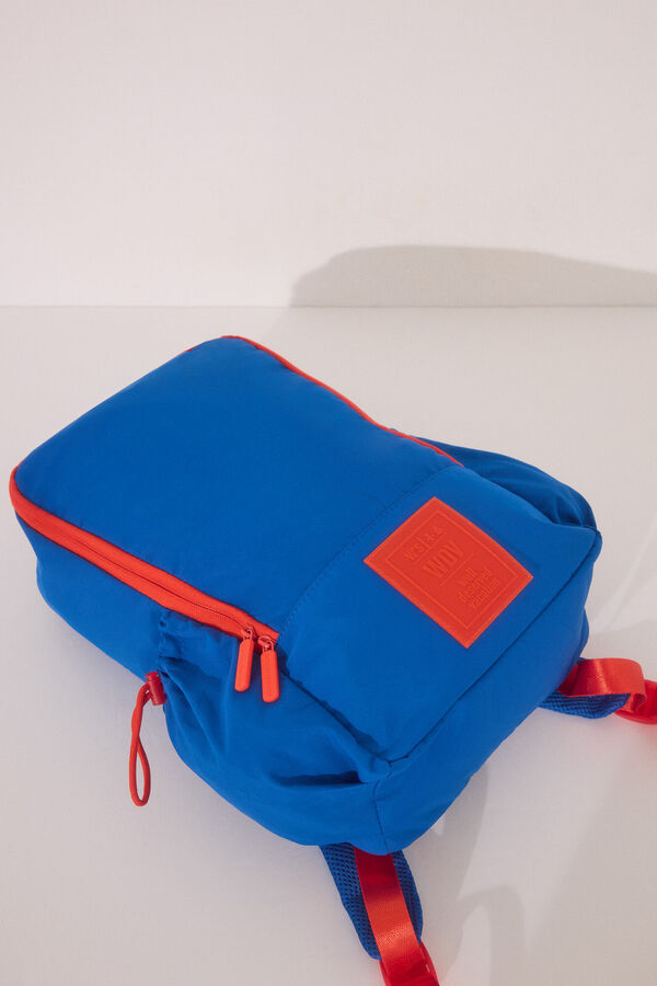 Women'secret Mochila viaje nylon azul  azul