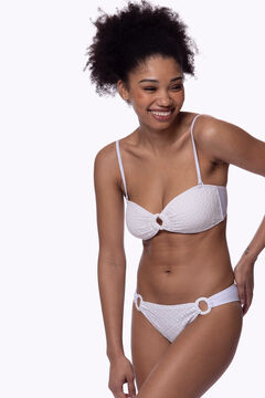 Womensecret Braga Bikini de la serie EZE de Dorina blanco