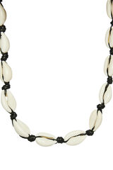 Pieces Collar de conchas negro