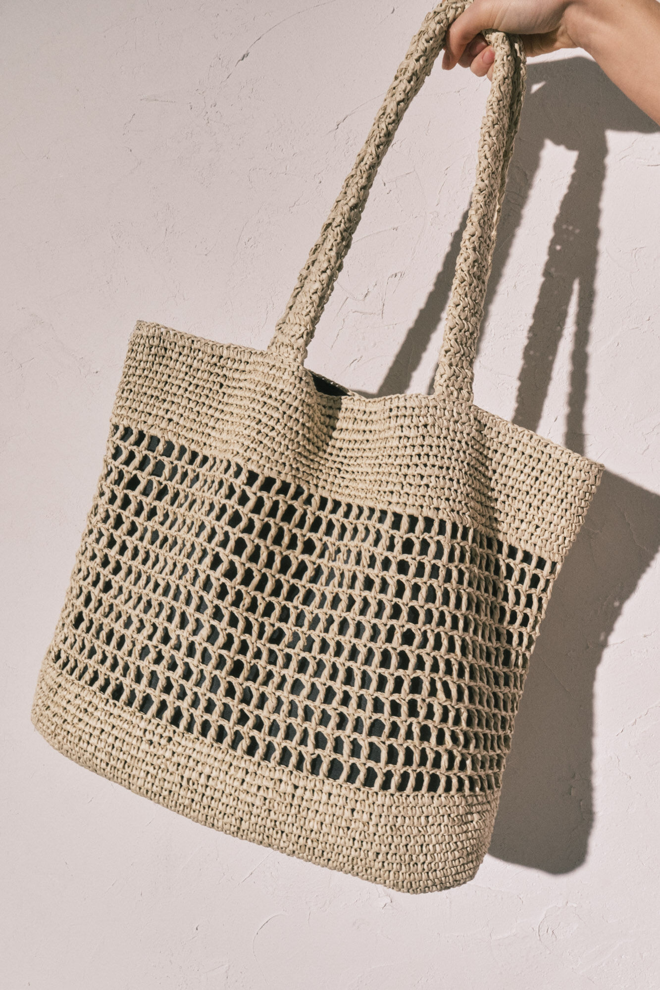 Women'secret Mala tote grande em r&aacute;fia natural