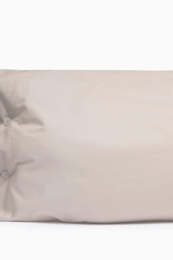 Textura Funda almohada algod&oacute;n percal. Cama 135-140cm. beige
