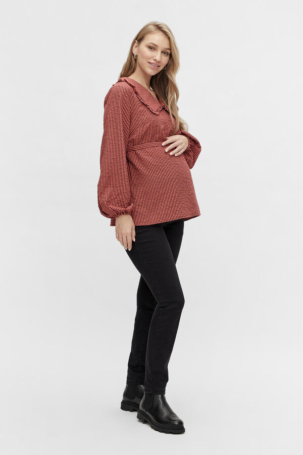 Mamalicious Camisa maternity manga comprida rosa