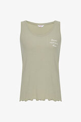 Penti Camiseta de pijama sin mangas caqui kaki