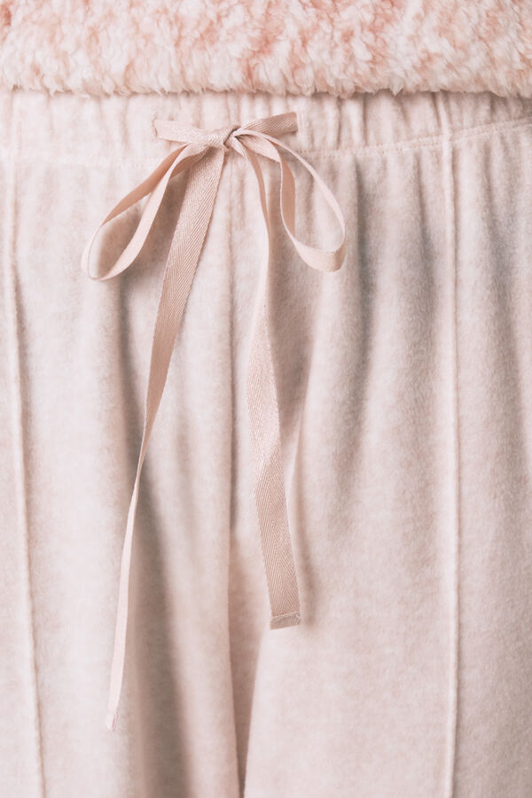 Women'secret Pijama comprido pelo rosa rosa