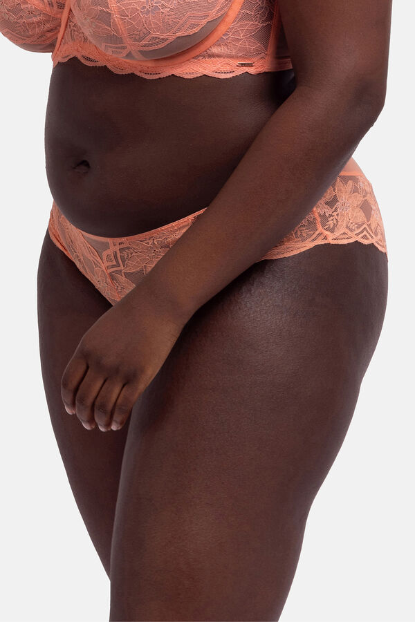 Dorina Braga cl&aacute;sica hipster encaje coral coral