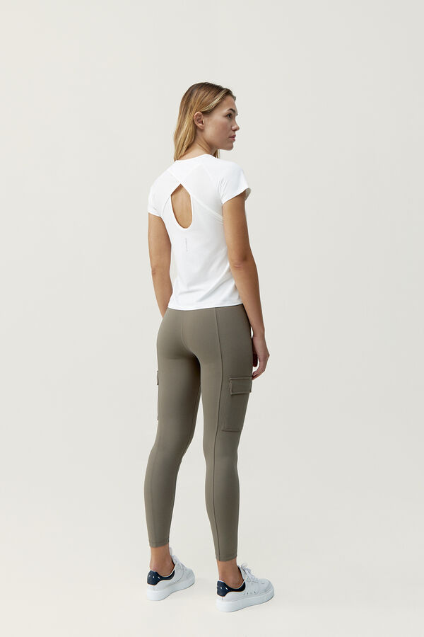 Born Living Yoga T-Shirt Tora Off White blanco