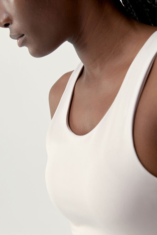 Born Living Yoga T-Shirts Smash Pink Soft/White rosa