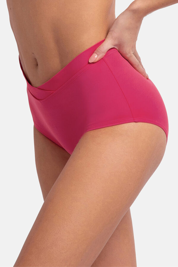 Dorina Calcinha de biquíni midi rosa rosa