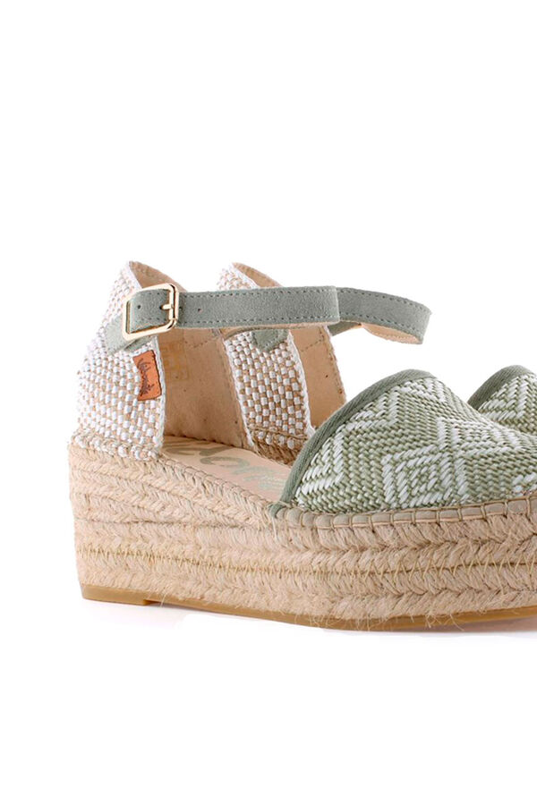 Vidorreta Alpargata cuña de yute bege