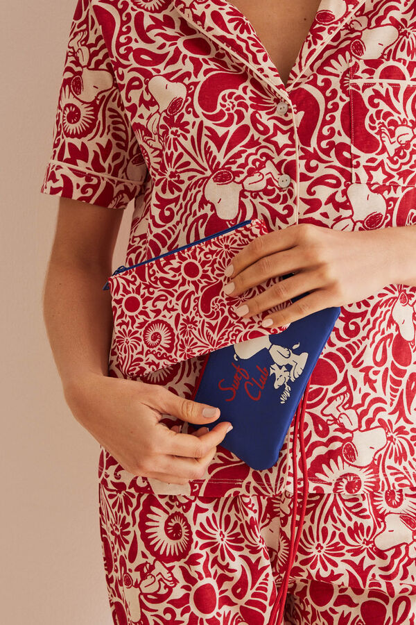 Women'secret Mini neceseres nylon Snoopy estampado