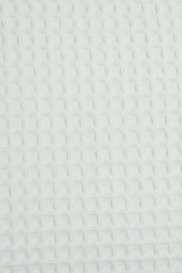 Textura Coxim algod&atilde;o favo de mel azul