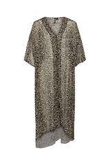 Pieces Cafet&atilde; midi de manga curta  preto