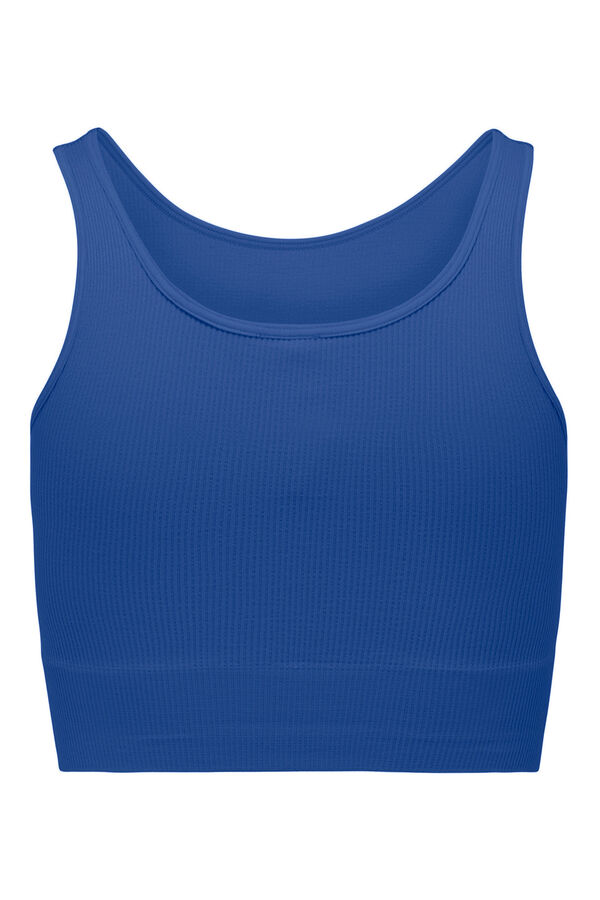 Only Play Sujetador deportivo Seamless tirantes azul