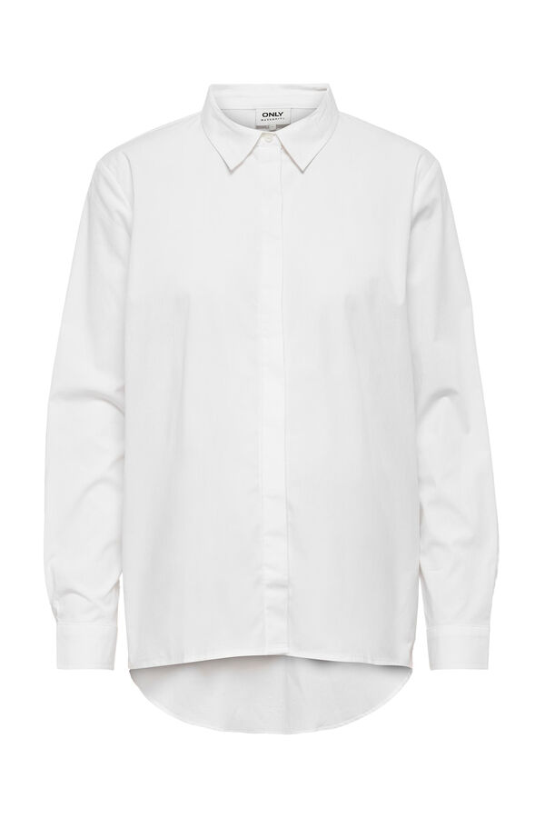 Only Maternity Camisa oversize maternity blanco