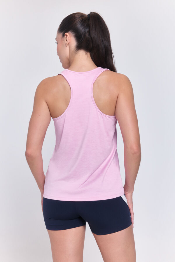 Only Play Camiseta de tirantes rosa