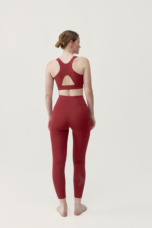 Born Living Yoga Legging Denise Currant rojo