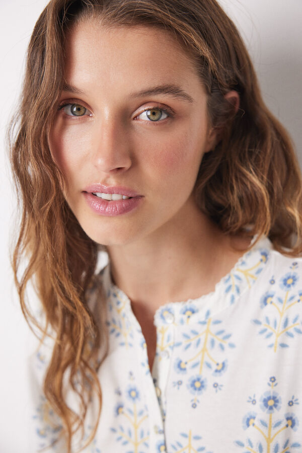 Women'secret Camis&oacute;n corto 100% algod&oacute;n allover flores estampado