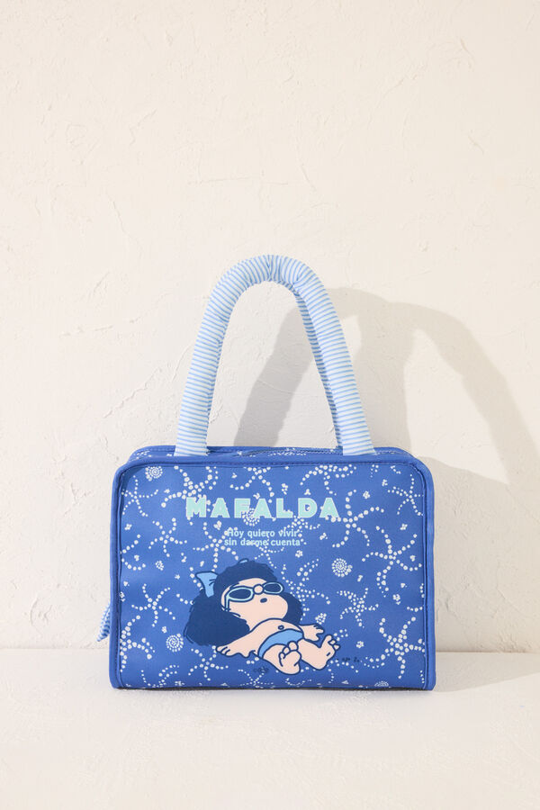 Women'secret Bolso grande Mafalda azul azul