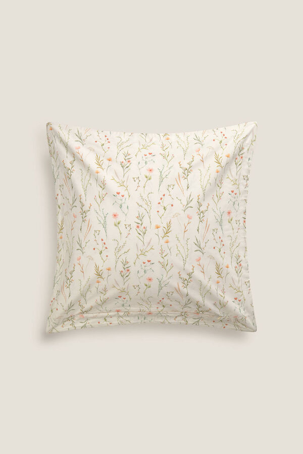 Textura Capa de quadrante de cetim estampada branco