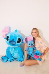 Women'secret Pijama corto camisero Lilo & Stitch  estampado