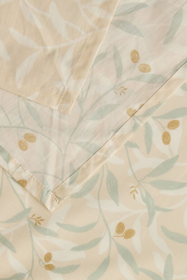 Textura Funda n&oacute;rdica estampada reversible blanco