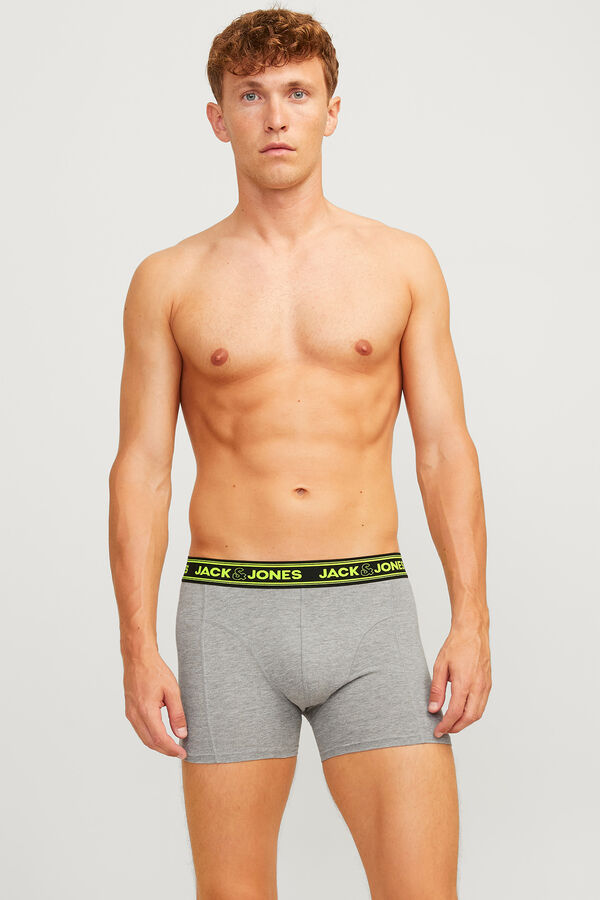 Jack & Jones Pack de 3 boxers curtos cinzento