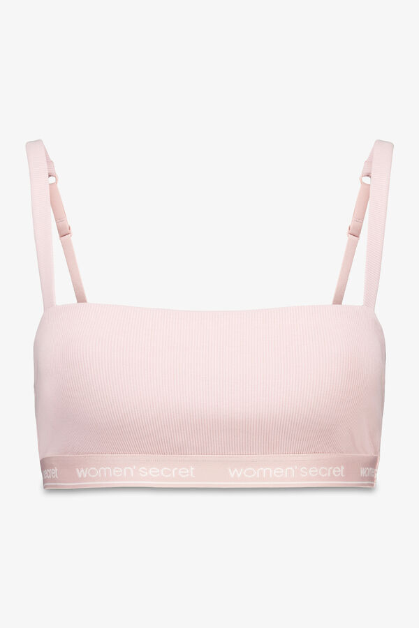 Women'secret Top sin costuras algod&oacute;n rosa rosa