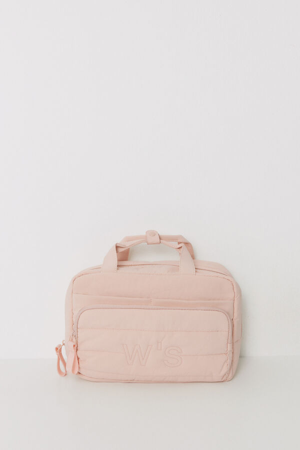 Women'secret Neceser grande acolchado rosa rosa