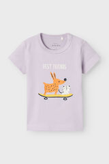 Name it T-shirt beb&eacute; menina manga curta rosa