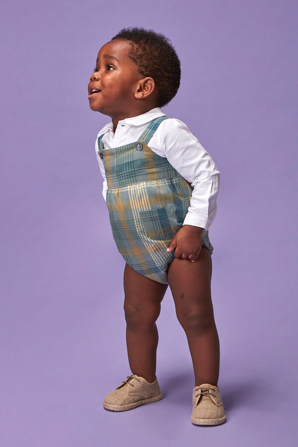 Gocco Ranita de cuadros azul turquesa