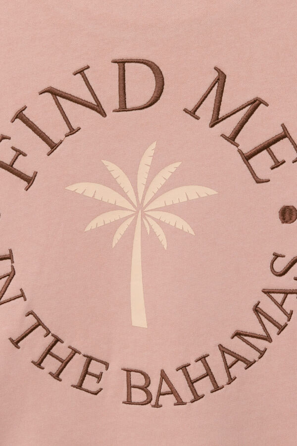 Mr. Wonderful Sudadera - Find me in Bahamas estampado