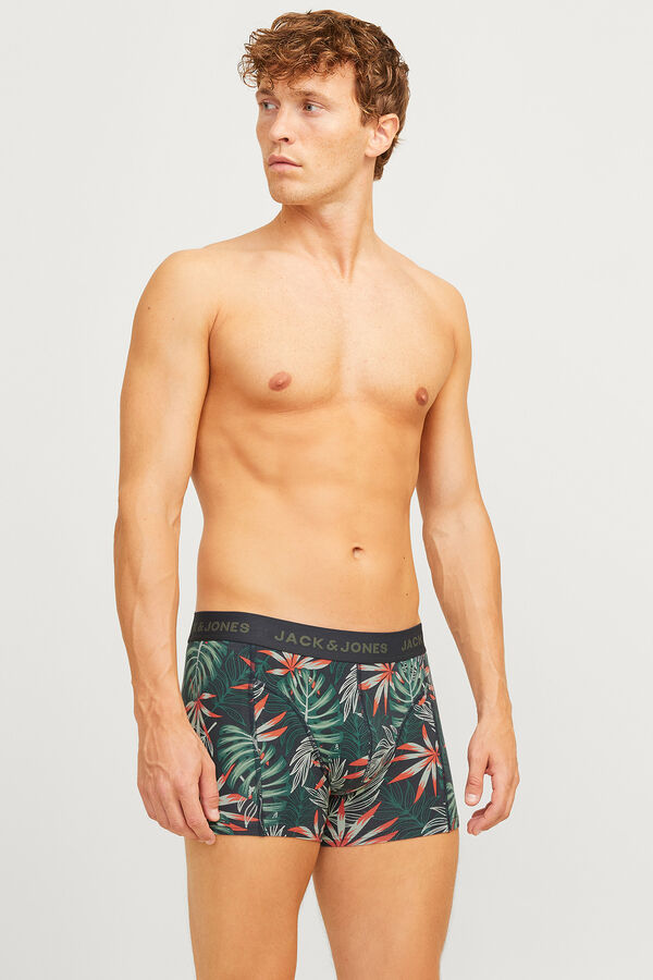 Jack & Jones Pack 3 b&oacute;xers cortos verde