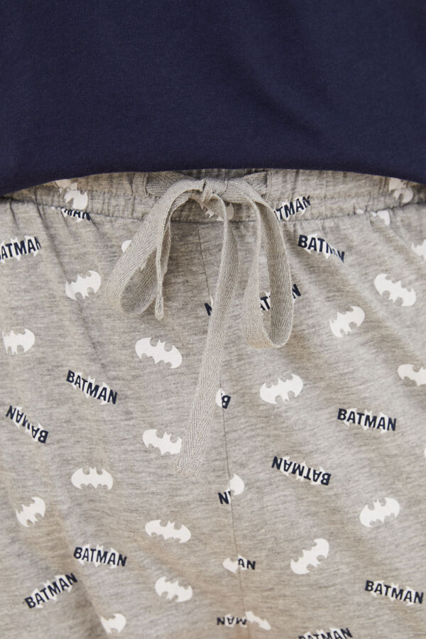 Women'secret Pijama largo hombre 100% algod&oacute;n Batman  azul